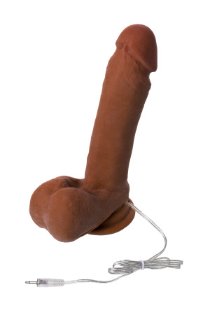 Вибратор TOYFA RealStick Elite Mulatto, Коричневый 21 см, Ø 4