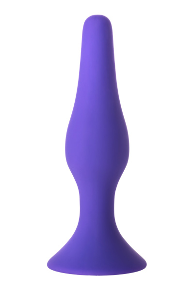 Втулка анальная TOYFA A-Toys, силикон, фиолетовая, 12,5 см